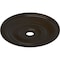 Ekena Millwork Jefferson Ceiling Medallion (Fits Canopies up to 5"), 26 1/2"OD x 3 5/8"ID x 1 1/2"P, Stone Hearth CM26JESHF - alternate 4